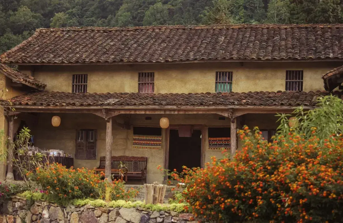 The unique culture and architecture of the houses in Lo Lo Chai village