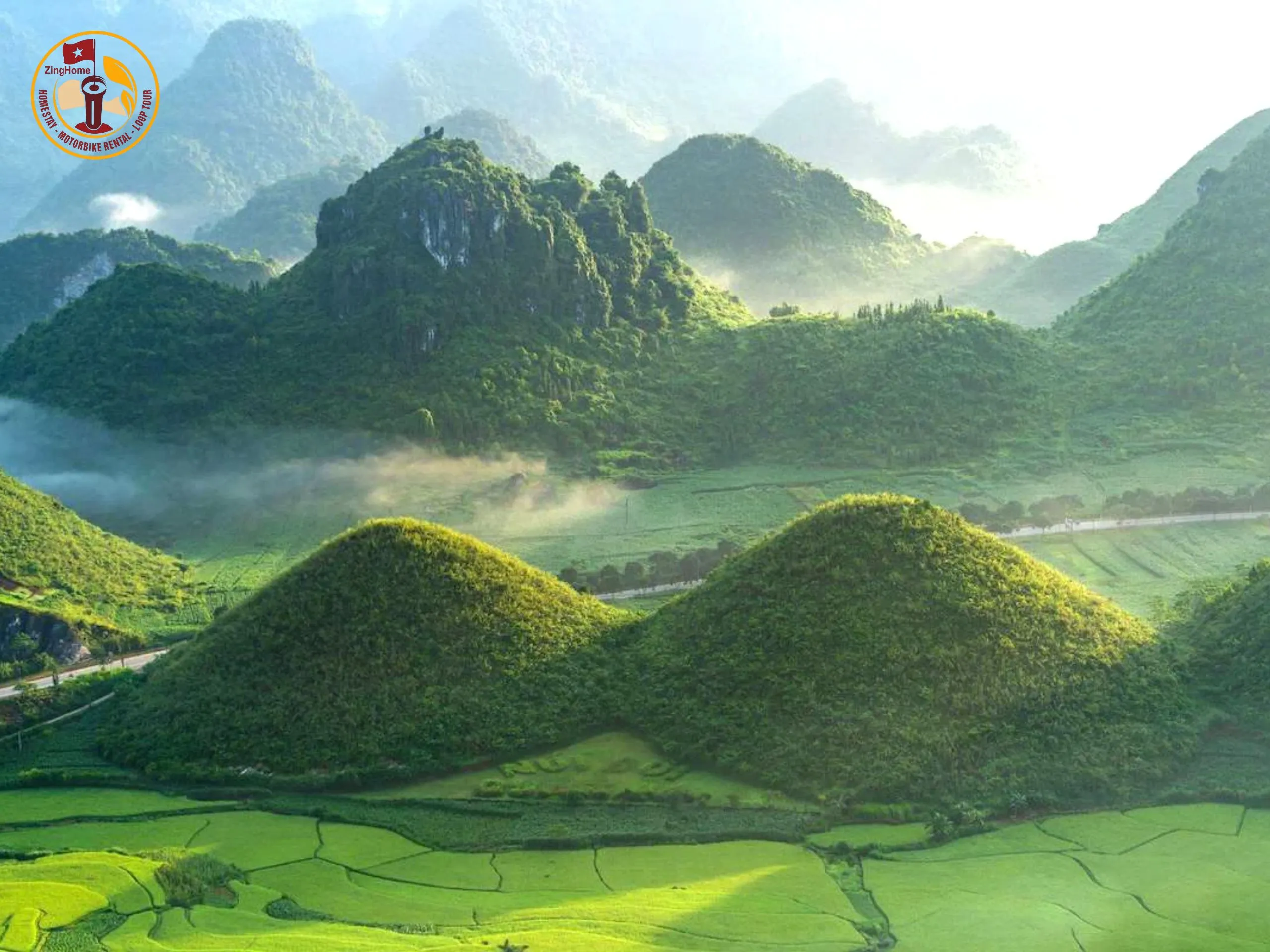 Núi đôi Quản Bạ, Hà Giang