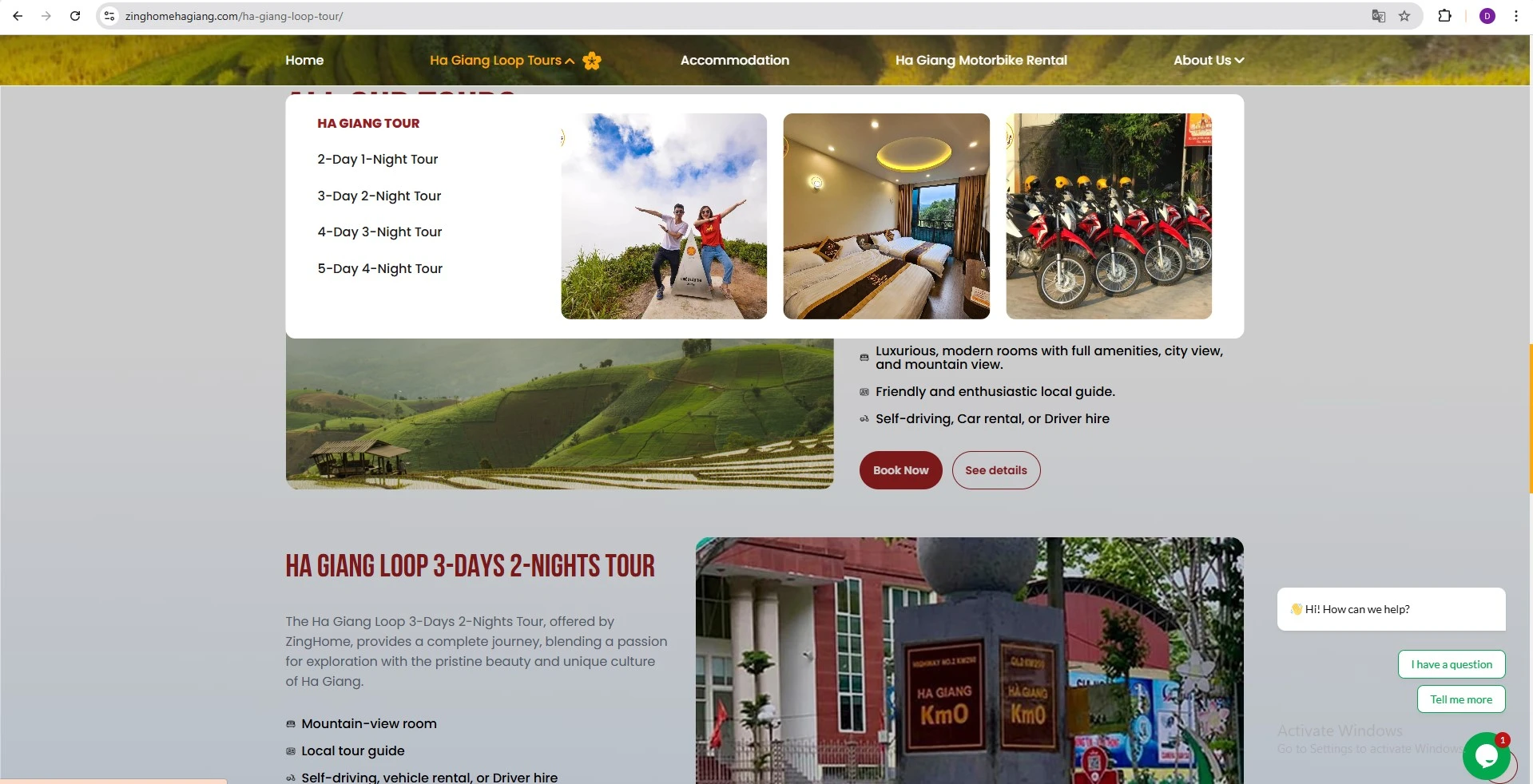 Zinghome ha giang loop tours